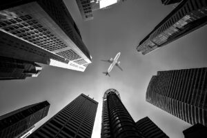 airplane, buildings, perspective-1807486.jpg